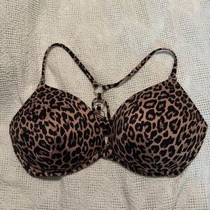 Leopard Print Swim Top